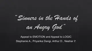 Emotional and Logical Appeal in 'Sinners in the Hands of an Angry God'