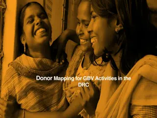 Donor Mapping for GBV Activities in the DRC