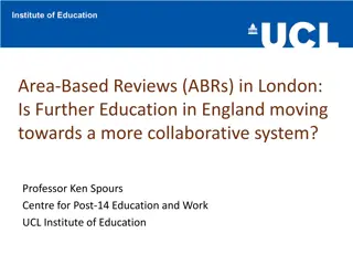 Collaborative Trends in Further Education: A Study on Area-Based Reviews in London