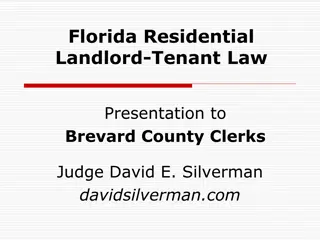 Understanding Florida Residential Landlord-Tenant Law in Brevard County