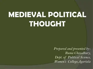 Medieval Political Thought: Key Thinkers and Concepts