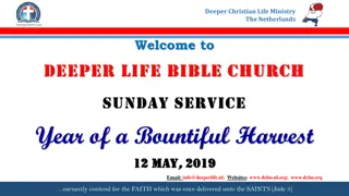 Deeper Christian Life Ministry in the Netherlands - Sunday Service Highlights