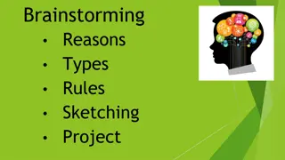 Foster Creativity Through Brainstorming and Sketching Activities