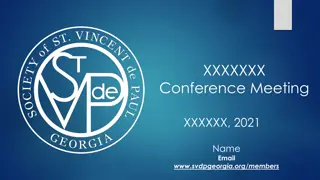 St. Vincent de Paul Georgia Districts and Conferences Overview