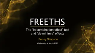 Understanding the In-Combination Effect Test and De Minimis Effects in Environmental Assessments