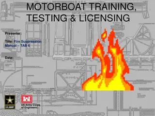 Fire Suppression Training Manual for Motorboat Licensing