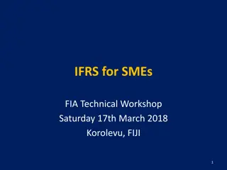 IFRS for SMEs FIA Technical Workshop Summary