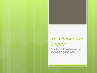 Mastering the Art of Persuasive Speech