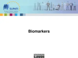 Biomarkers in Therapeutic Innovation