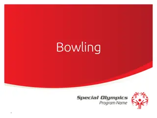 Special Olympics Bowling Program Information