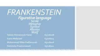 Figurative Language in Frankenstein