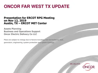 Oncor Far West TX Transmission Projects Overview