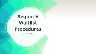 Effective Waitlist Management Procedures for Region V Agencies