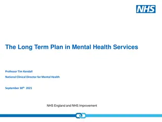 The Long Term Plan in Mental Health Services: Key Ambitions and Achievements