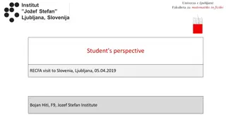 Insights into Physics Education and Research in Slovenia