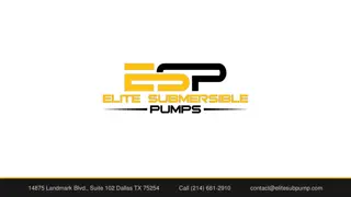 Elite Submersible Pumps: Quality ESP Solutions in Dallas, TX