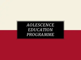 Adolescence Education Programme in India