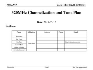 Channelization and Tone Plan Discussion for 320MHz EHT