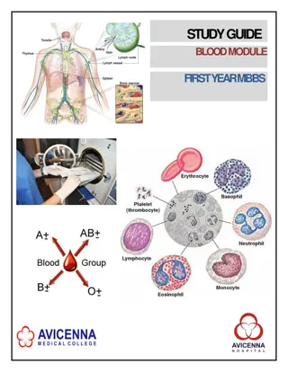 Comprehensive Study Guide for First Year MBBS Blood Module at Avicenna Medical College