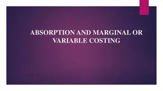 Understanding Absorption and Marginal Costing in Accounting