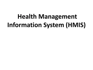 Overview of Health Management Information System (HMIS)