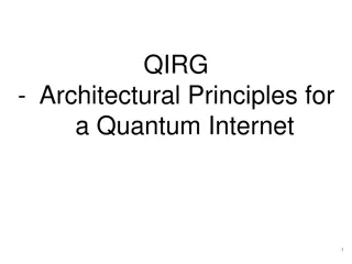 Architectural Principles for a Quantum Internet