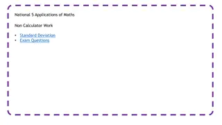 Understanding Standard Deviation in National 5 Mathematics