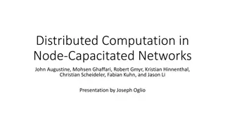 Distributed Computation in Node-Capacitated Networks