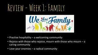 Embracing Community: Family, Hospitality, and Love