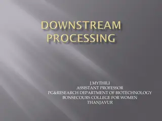 Exploring Downstream Processing in Biotechnology for Product Recovery and Purification