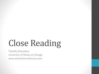 Understanding Close Reading: A Historical Perspective