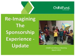 ChildFund Alliance Meeting March 2019 - Reimagining Sponsorship Experience