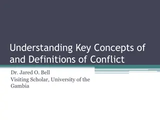 Understanding Conflict: Key Concepts and Definitions