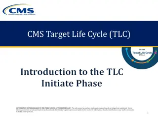 Introduction to CMS Target Life Cycle (TLC) Initiate Phase