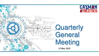 Quarterly General Meeting Updates and Selection Committee Activities