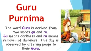 Significance of Guru Purnima: Honoring the Light of Wisdom