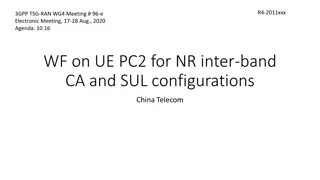 Electronic Meeting Agenda: UE PC2 for NR Inter-Band CA and SUL Configurations