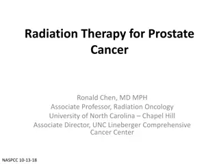 Innovative Approaches in Radiation Therapy for Prostate Cancer