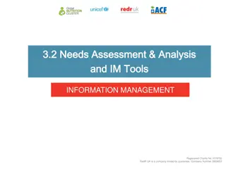 Nutrition Information Sources for Needs Assessment in Humanitarian Program Cycle