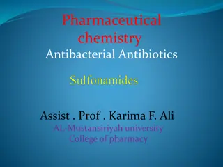 Overview of Antibacterial Sulfonamides in Pharmaceutical Chemistry