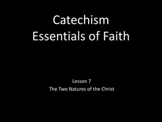 Two Natures of Jesus Christ in Christian Doctrine