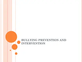 Understanding Bullying: Prevention, Intervention, and Types