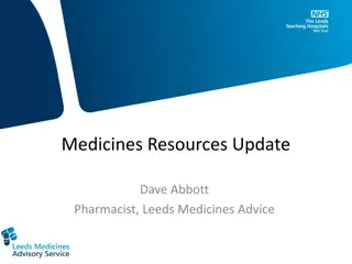 Guidance on Reliable Medicine Resources and Updates by Pharmacist Dave Abbott