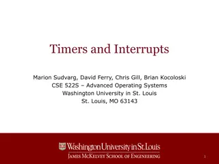 Timers and Interrupts in Operating Systems