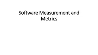 Software Measurement and Metrics in Software Engineering