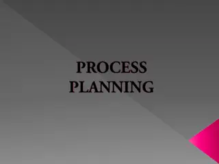 Process Planning in Manufacturing