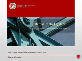 Internal Control Systems and Processes in Organizations