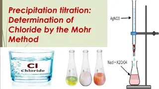 Determination of Chloride by Mohr Method