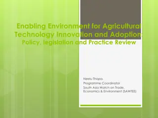 Enhancing Agricultural Technology Adoption and Innovation: A Comprehensive Review