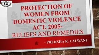 Domestic Violence and Legal Recourse